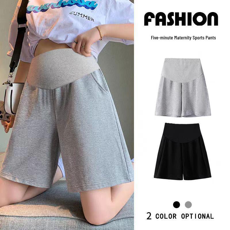 Plus Size 2026 Summer Maternity Support Outerwear Shorts XL