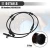 Motoforti Front Left Right ABS Sensor Wheel Speed Sensor for Mercedes Benz CLA45 AMG