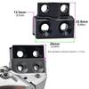 Aluminum Alloy Rear Derailleur Extension Brackets for Folding Bikes Suitable 11-34T Flywheel Quick Install Cycling Part