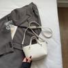 Casual texture simple bucket bag spring new women's shoulder bag beautiful foreign trend crossbody bag