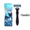 In-stock Six-blade Disposable Men's Razor with Independent Bag Packaging, Ideal for Hotel Use.