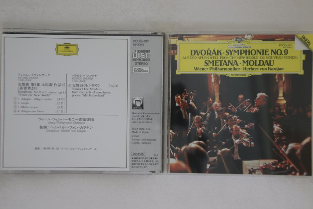 CD HERBERT VON KARAJAN - Dvorak: Symphony No.9 POCG1101 DEUTSCHE GRAMMO Japan Classical Used