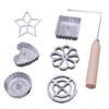 Swedish Rosette Aluminum Alloy Rosette Waffle Molds for Creative Cake Printing M