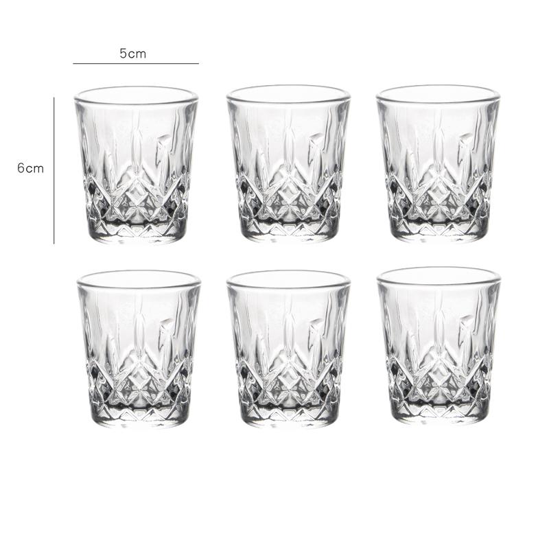 50ml/230ml/250ml/315ml European Style Foreign Wine Glass Luxury Whiskey Glass Juice Milk Beverage Mugs Suitable for Gift Giving