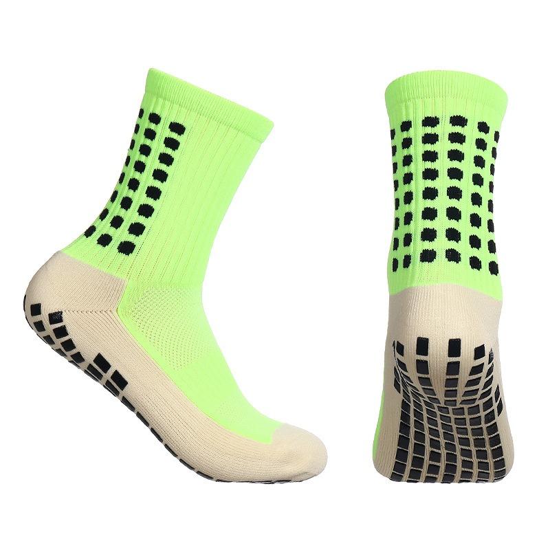 Men's Professional Thick Towel Bottom Sweat Absorbing and Deodorizing Glue Football Non Slip Socks