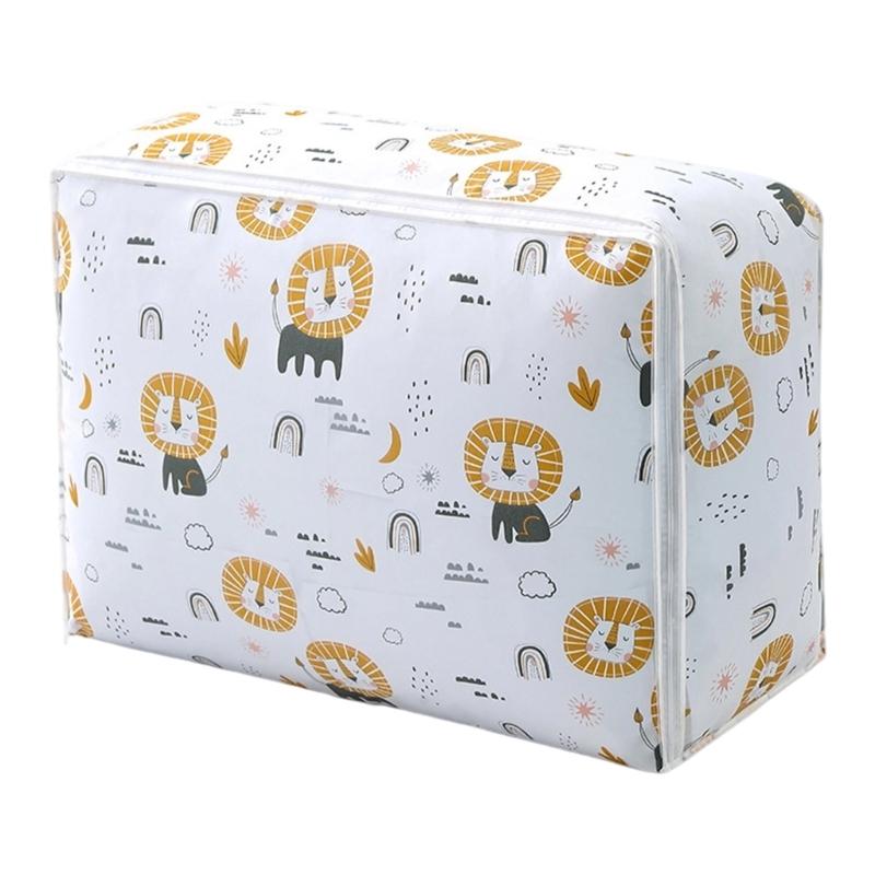 PEVA Multiple Use Storage Bag Sturdy Zippered Organizers for Bedding Clothes Travel Items