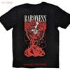 Baroness Band Schwarz T-Shirt Tee Alle Größen S bis 5XL XA743 Vintage Gewaschen Vielseitig Herren Streetwear Leicht Lässig