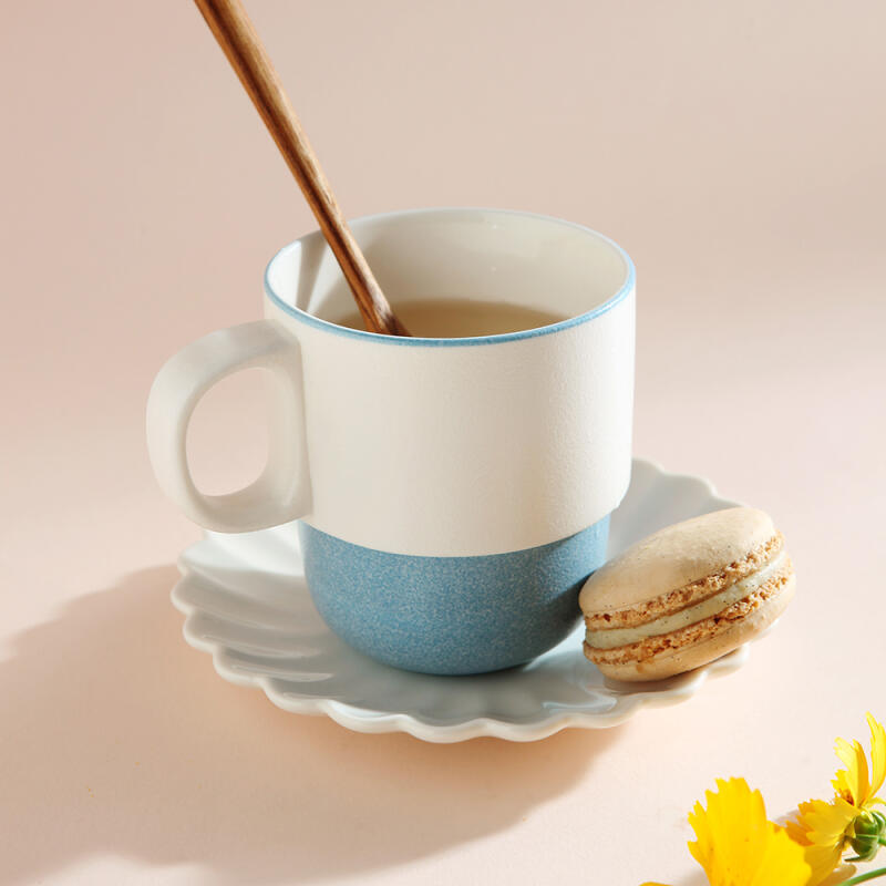 [Jay Table] Enough Two-Tone Stack Mug (4 colors) pink