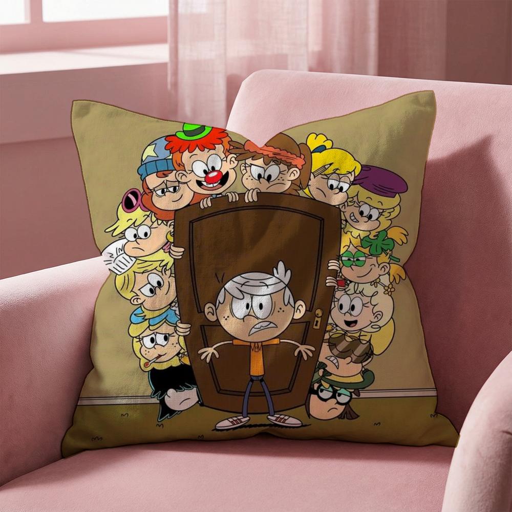 Potah na polštář L-Loud House Víceúčelový potah na polštář pro domácnost a auto - Oboustranný, měkký a odolný pro každodenní použití