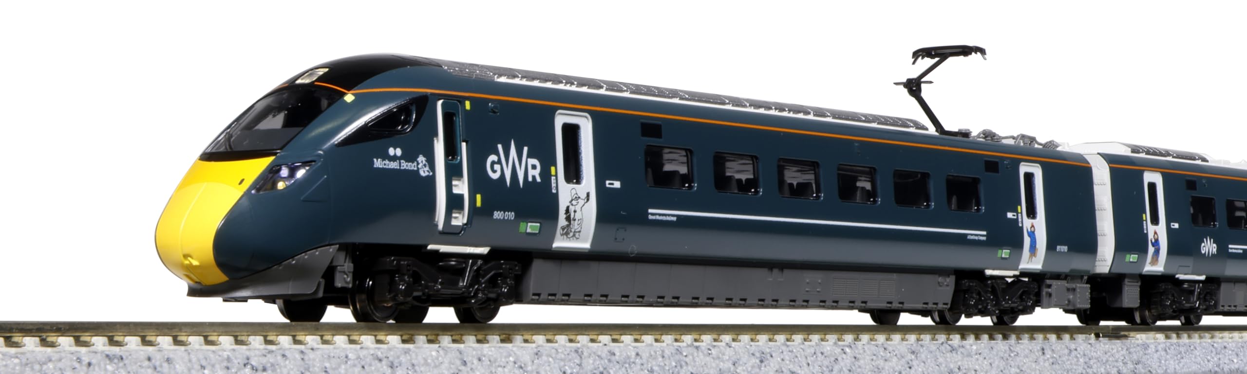 

KATO Класс 800 010 Паддингтонский медведь GWR 5-вагонный поезд K10-1673 N-колеи