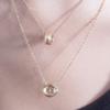 tomorrowobject trace in daily universe necklace. twinkle setting