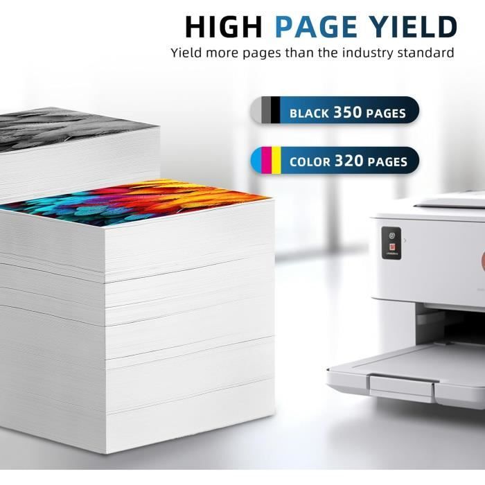 Cartouches d'encre - Neiber - 545 et 546 - Remanufacturées - Noir et Couleur - Compatible Canon