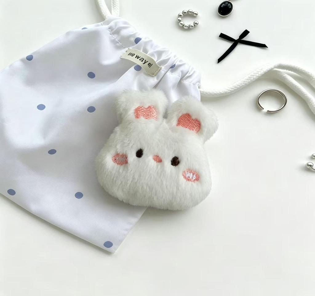 Cartoon Animal Plush Brooch & Hair Clip