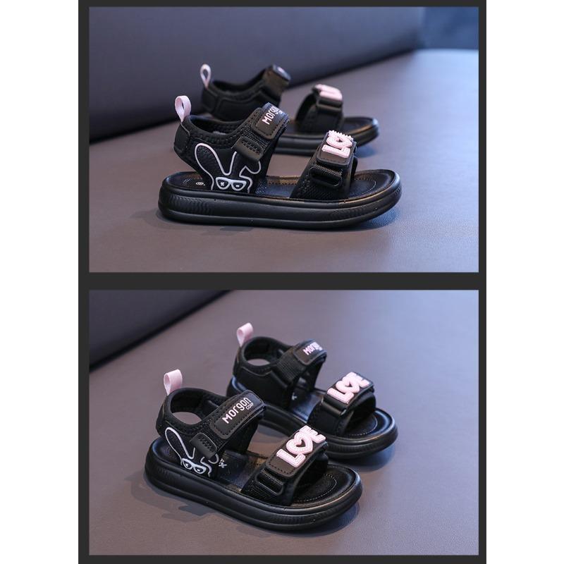 Neue Sommer-Sandalen für Mädchen - Modische Sport-Strandsandalen für Jugendliche mit offenen Zehen, weicher Sohle & Prinzessinnen-Stil