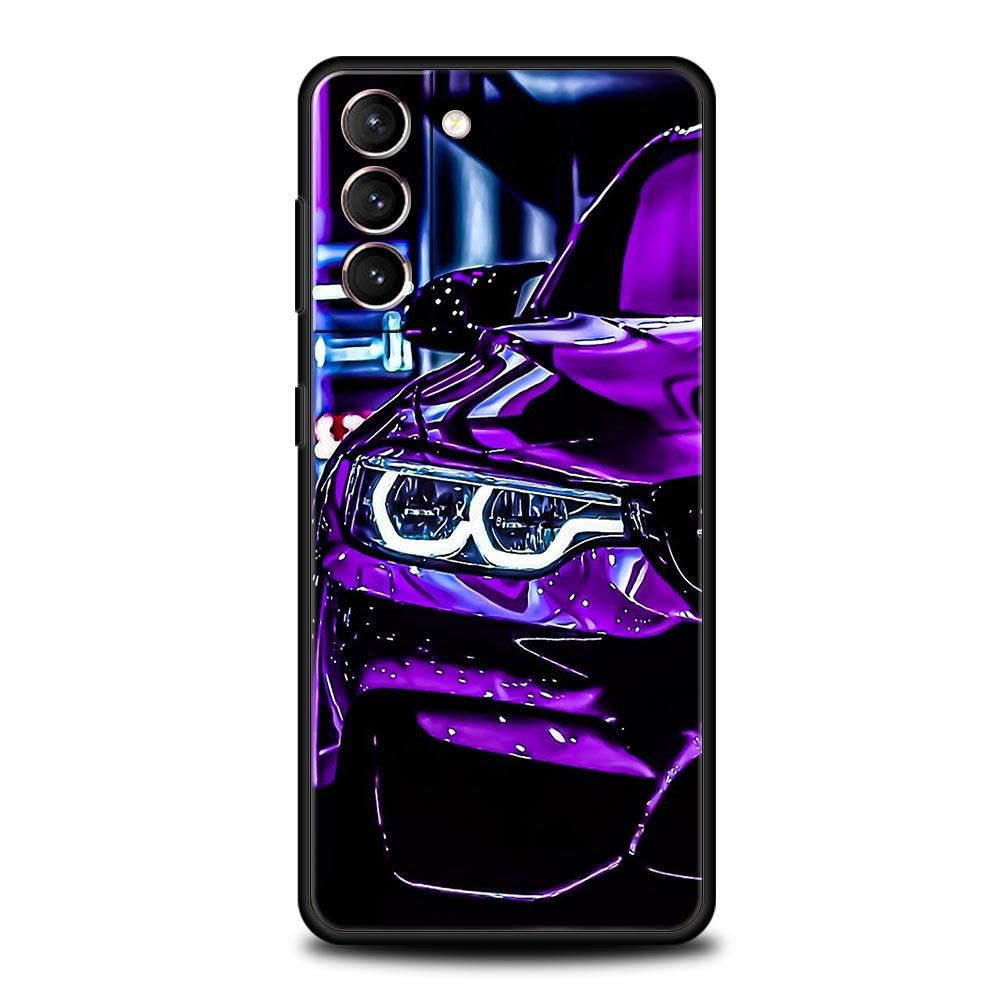 

Blue Red JDM Sport Car Phone Case For Samsung Galaxy S26 Ultra S25 Plus S24 FE S23 S22 5G S21 S20 Cover Black Soft Samsung S25 FE