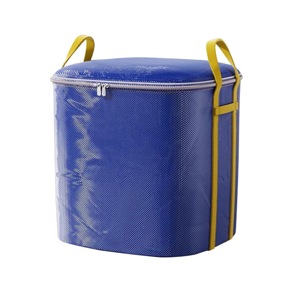 Storage Bag Reinforced Handle Extra Large Storage Bag Clothes Christmas Decoration Storage Bag Thickened Double Zipper Storage Bag