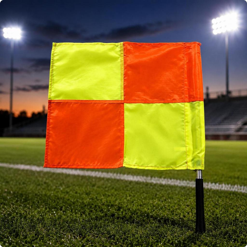 Football Linesman Flag Kit High Visibility Bright and EyeCatching Sports Gear for