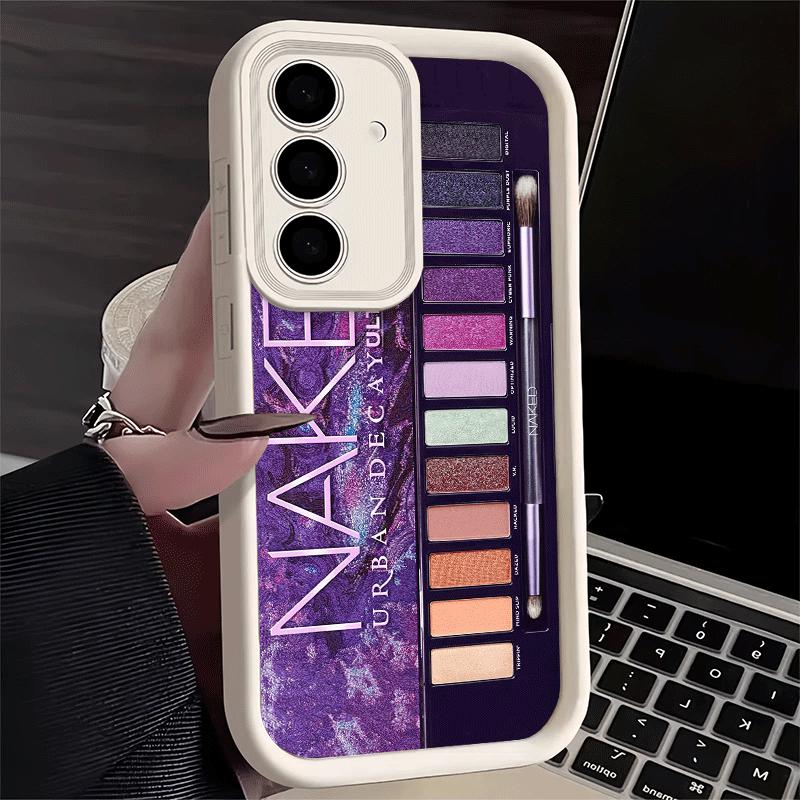 Phone Case for Samsung Galaxy A17 A16 A15 A14 A13 Makeup Eye Shadow Box Pattern A56 A36 A26 A55 A35 A25 A54 A34 A24 A53 A33 A23