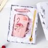 Mug with Lid Spoon Ceramic Mug Water Cup Coffee Mug Gift Box Set