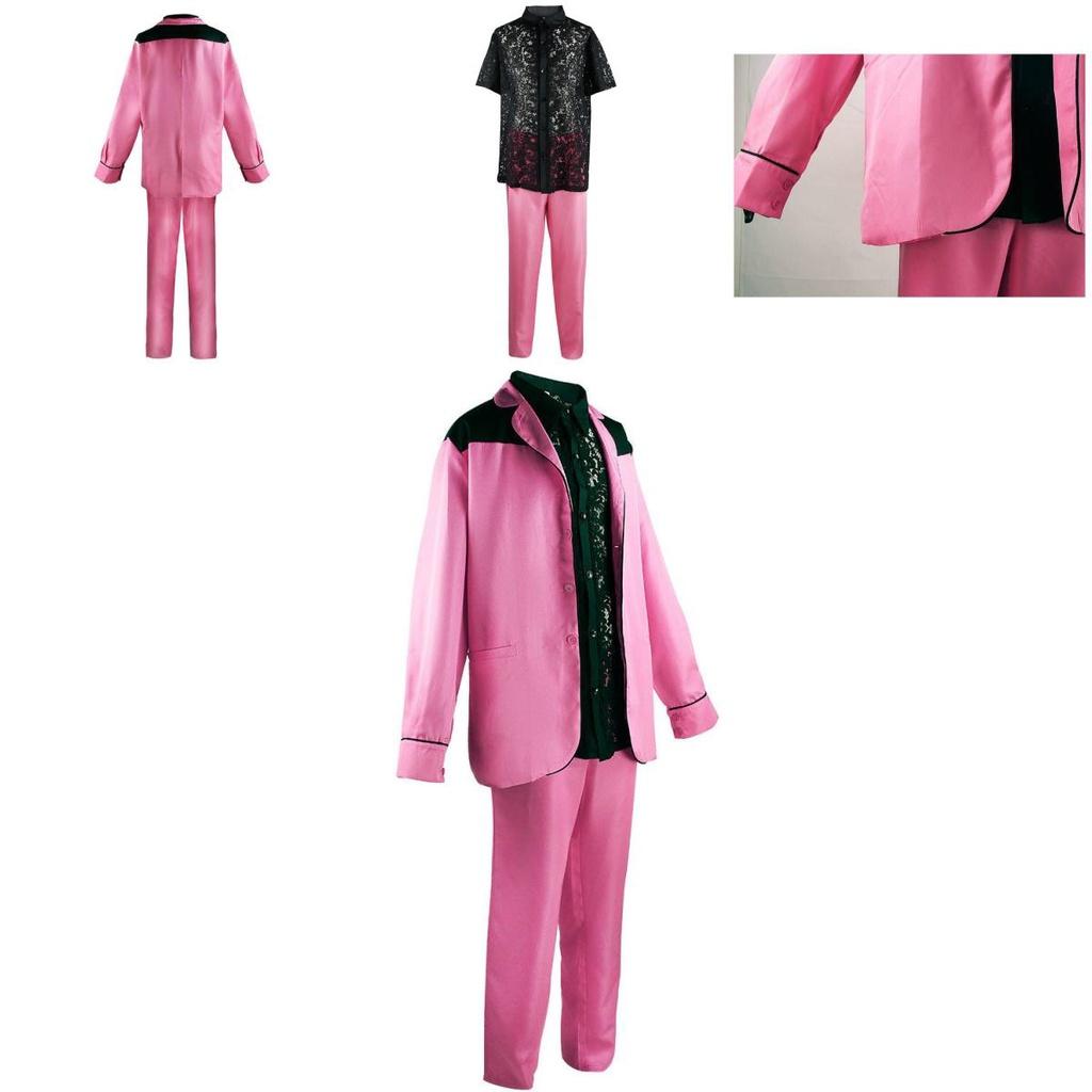 The King Elvis Presley Men's Wonderfully Detailed Costume Coat Cosplay Set