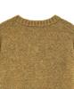 NOIRER FOR WOMAN Boucle V-Neck Oversized Sweater (Orange Green)