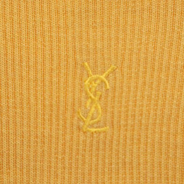 unused YVES SAINT LAURENT wool blend Long sleeve turtleneck sweater knit Kid's Used