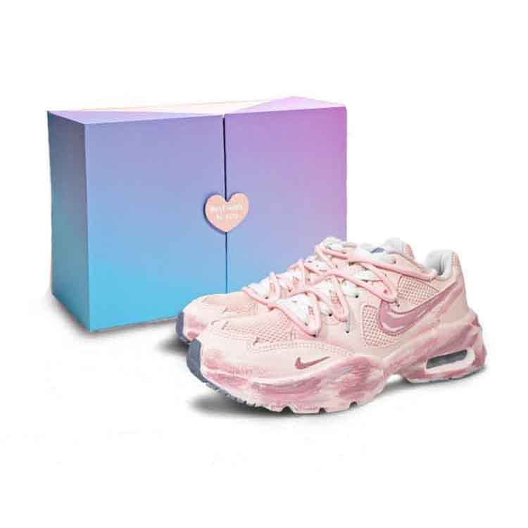 Nike Air Max Fusion Slip Resistant Slip Resistant Low Top Running Shoes Women's Pink CJ1671-105(Team325-)