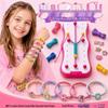 Grenzüberschreitendes Armband-Web-Spielset für Kinder: DIY Handgefertigte Strickmaschine mit farbigen Seilmaterialien