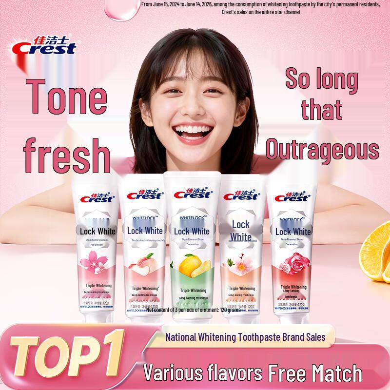 Crest Scented Whitening Fluoride Toothpaste