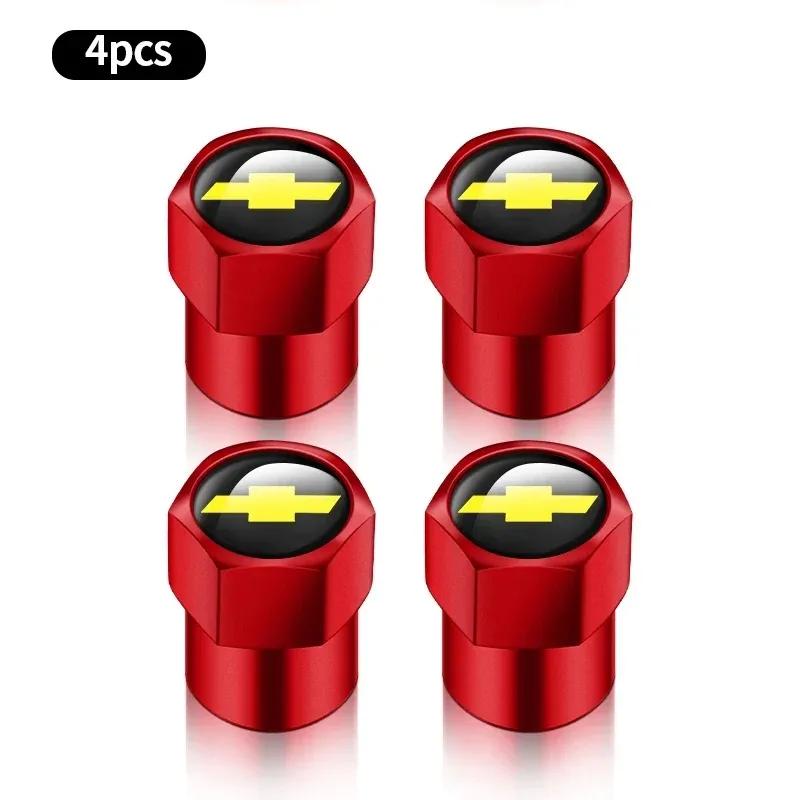 Car Wheel Tire Valve Caps Tyre Rim Stem Covers Airdust For Chevrolet Silverado Impala Malibu Cruze Camaro Cavalier Blazer Aveo