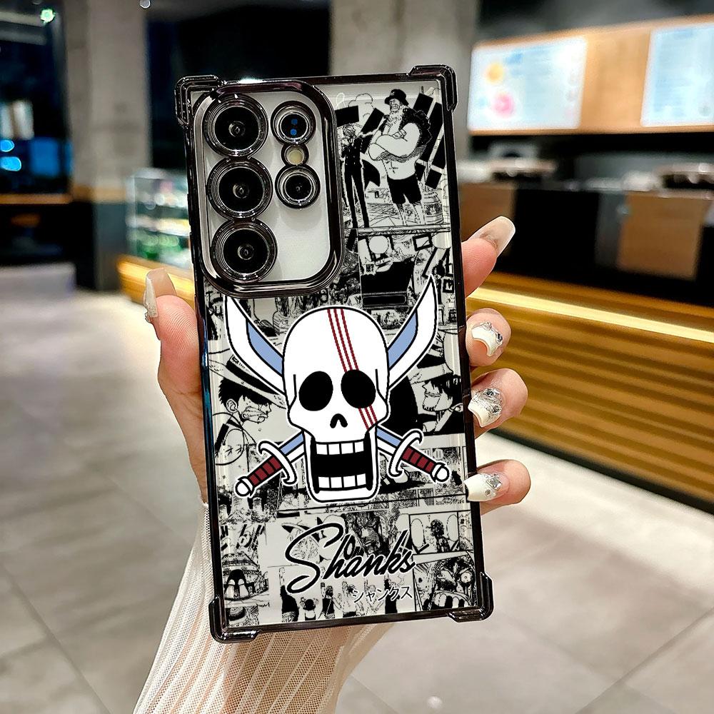 Anime Logo One Pieces Luffy Coque For Galaxy S26 Ultra Phone Case For Samsung S26 S25 S24 S23 S21 Ultra S20 FE S25 Plus 5G Cover