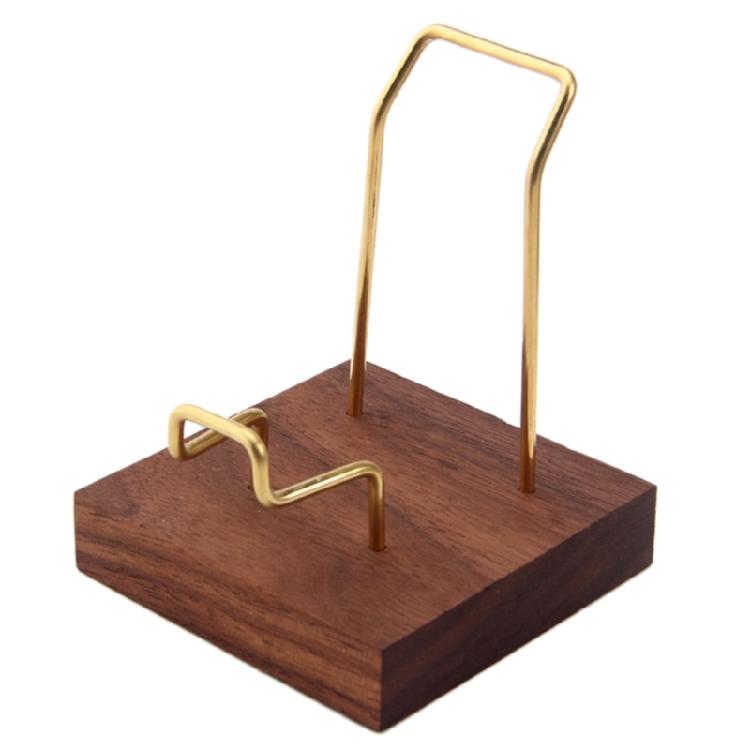 Walnut Crystal Display Stand Mineral Home Bedroom Dormitory Desktop Decoration