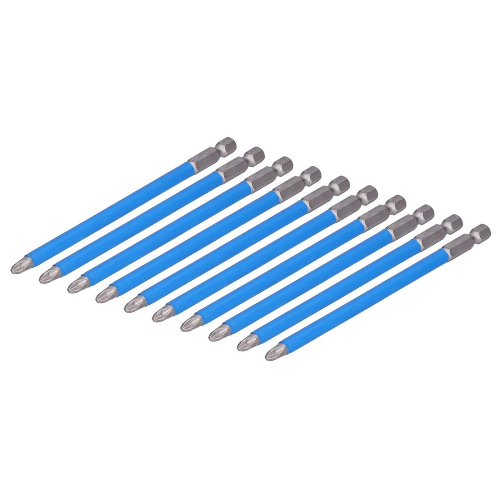 10Pcs Batch Heads Impact Resistant Electric Magnetic Drill Screwdriver Bit Kit Repair Tools