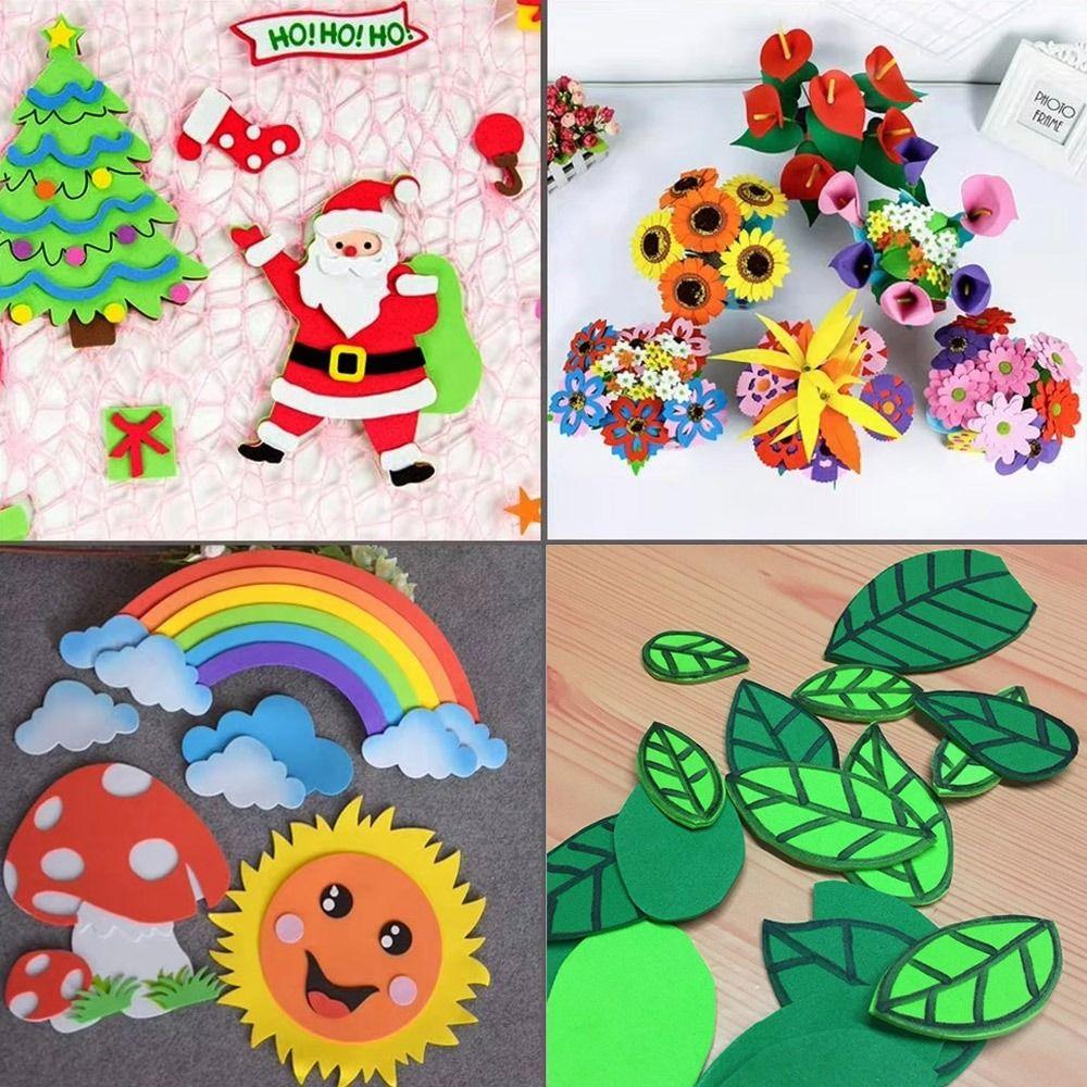 1mm Thick Sponge Paper EVA DIY Cut Paper New PE Paper  Kids Baby