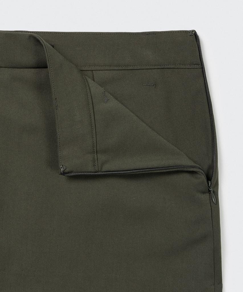 Musinsa Standard Woman Women'S Layered Mini Scotts [Dusty Khaki]