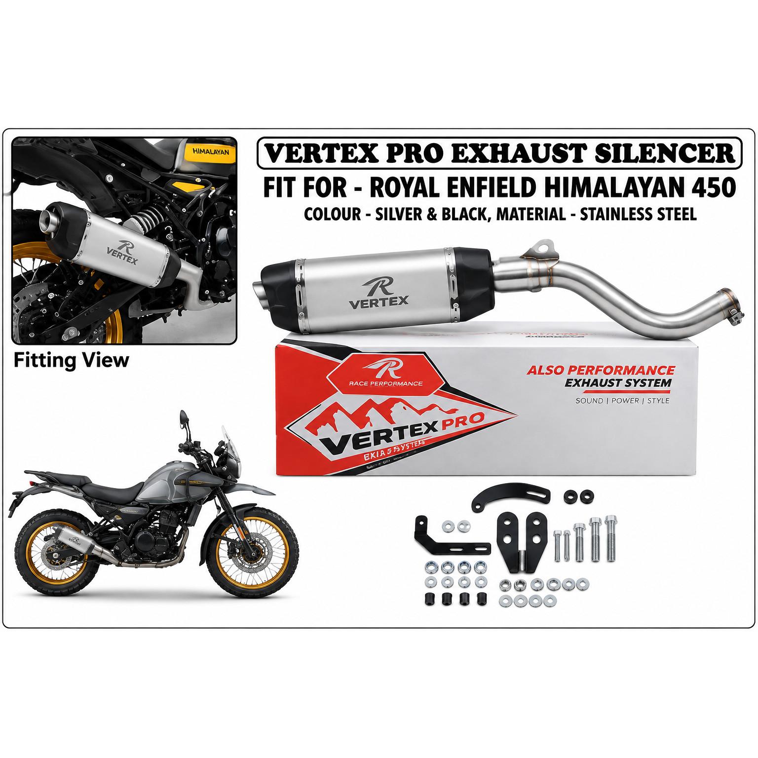Vertex Pro Exhaust Silencer  Fit For