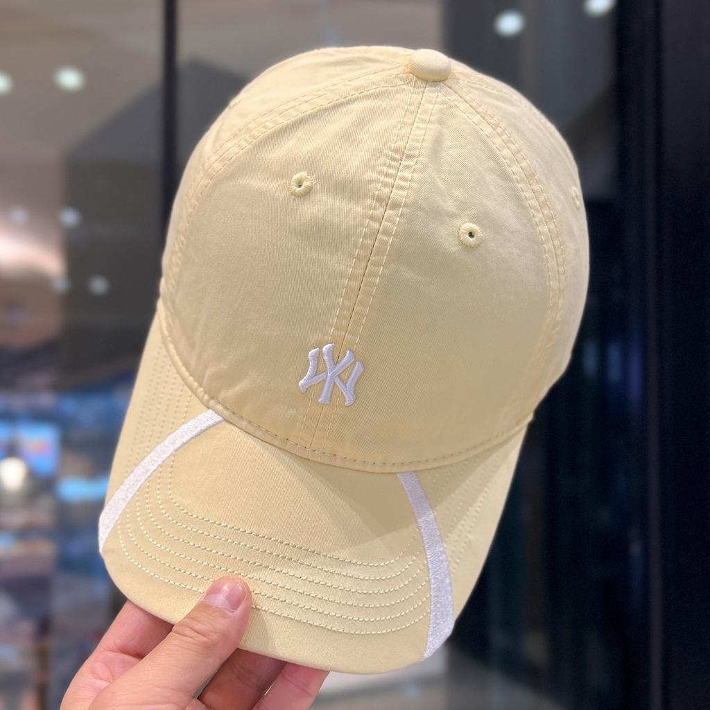 High quality hat women's tide simple fashion WY soft top baseball cap spring and autumn new sunshade cap men