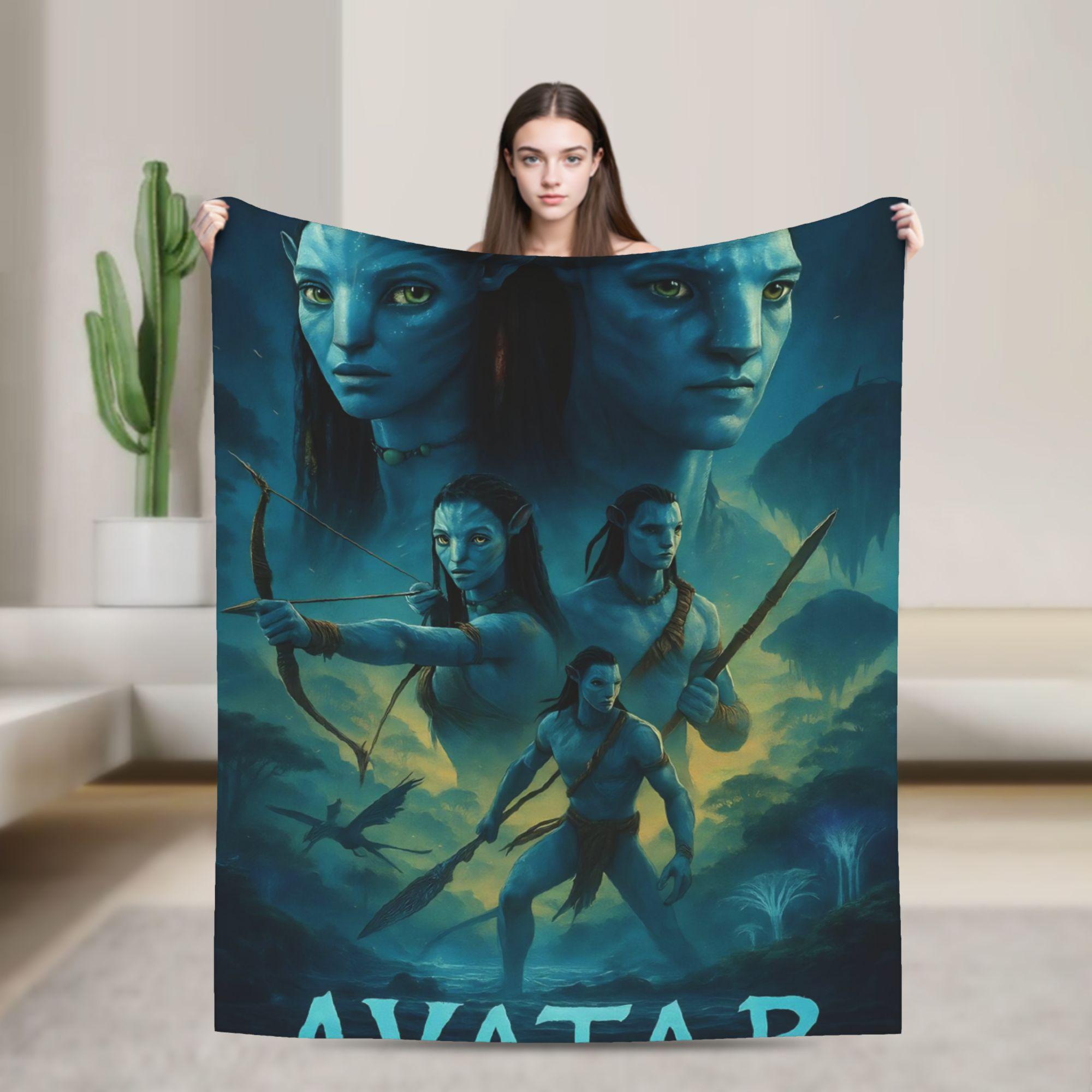 

Soft BlanketBoy Girl Picnic Films Avatars Throw Blanket Flannel Bedspread For Couch Bed Street Trend Sofa Bed Cover 75x90cm