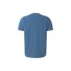 Adidas Functional T-Shirt With Alphabetic Print And Brand Logo Men Tops Blue JD5749