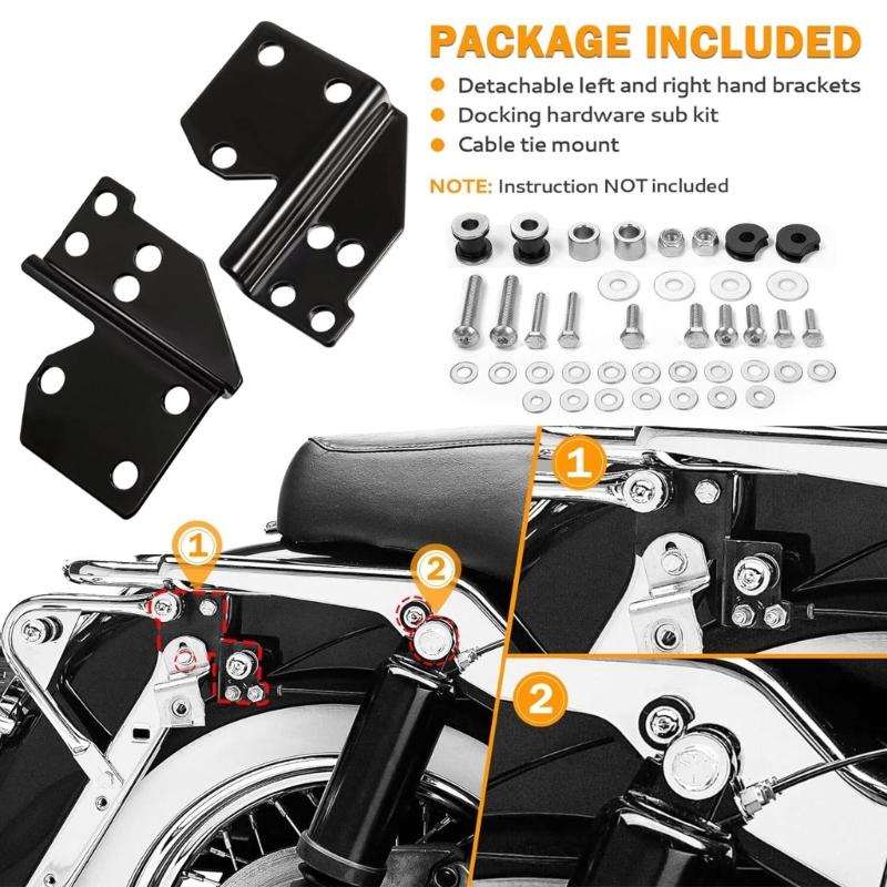 53803-06 Motorrad-Modifikationszubehör Abnehmbare hintere Docking-Hardware für 1997-2008