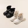 Girl's Shoes, Socks, Boots. Girl's Soft-soled Boots, Low-top Short Boots.