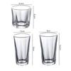 Thick Bottomed Whiskey Glass Juice Beverage Cups Bar Transparent Cocktail Glass Drinking Glasses Cold Drink Mug Home Glassware