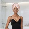 Schlafhut Doppellagig Verstellbare Passform Frizzfreier Haarschutz Bequeme Elastische Passform Nachtmütze Haarpflege
