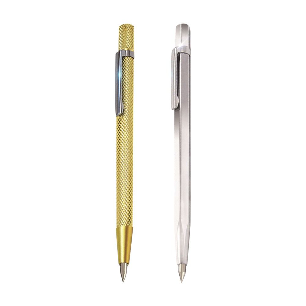 2Pcs Carbide Nib Separation Steel Alloy Marking Pen Diamond Glass Marking Needle Tile Cutting