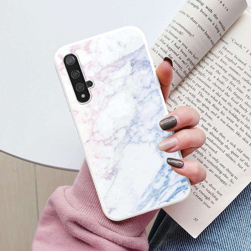Marble Pattern Phone Case For Huawei Nova 5T Protective Cover Case Soft Funda For Huawei Nova 5T Nova5T 5 T Coque Silicone Capa