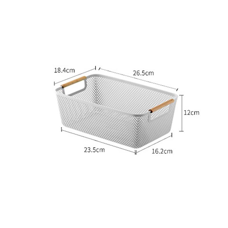 Многофункциональная полая корзина для хранения Пластиковая корзина для хранения мелочей Ванная комната Прикроватный столик Кухня Уличное хранение