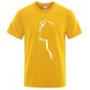 Cotton T-shirts for Funny Printed Cool Cat Animal T Shirts Oversized Loose Short Sleeve T-shirt Male Hip Hop Streetwear