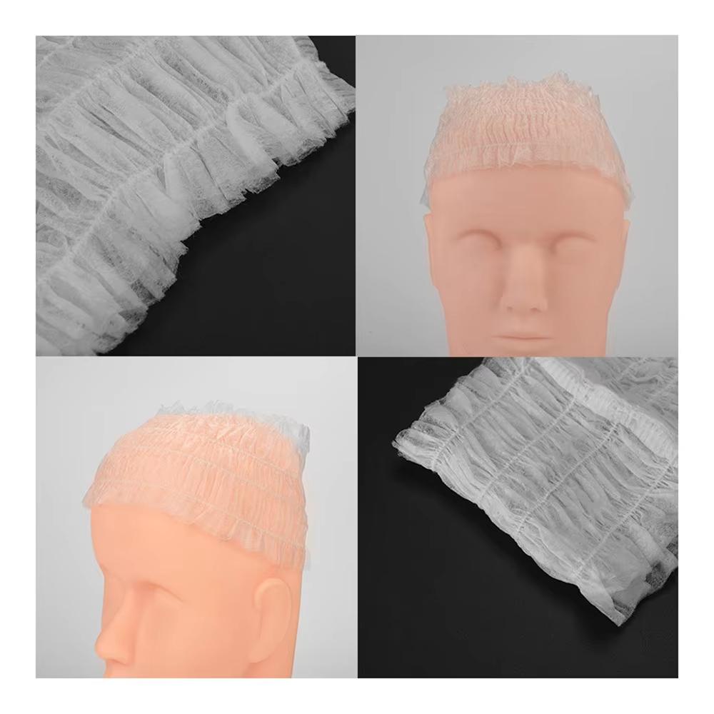 50PCS Disposable Stretch Non-Woven Headband Women Girls SPA Salon Makeup Hotel Wide Hairband Travel Portable Turban