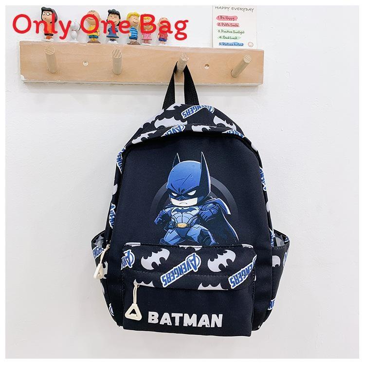America Pattern Captain Kids School Backpack For Early Education