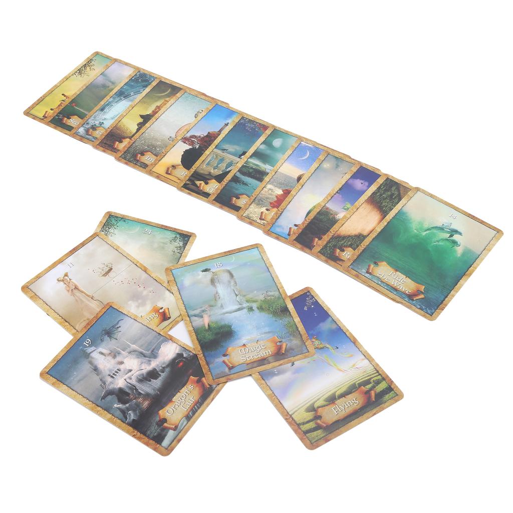 Paper Playing Cards Tarot Cards Divination Tarot Deck Interaction Board Game English Version